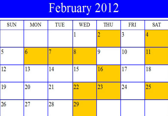 Midwest Music Academy February 2012 Plainfield Community Calendar of Events